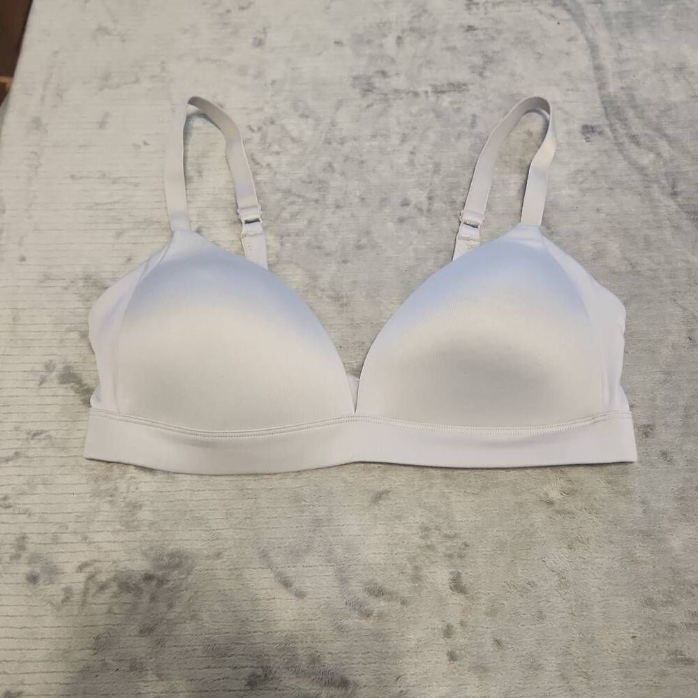 Auden Women's Lightly Lined Wirefree Gray Everyday bra 38C